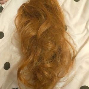 A clip in pretty hair piece